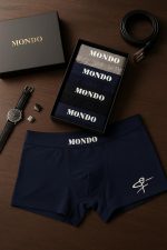 B5037 Mondo Condom Boxer Three in one 92% Cotton