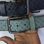 Belt-482 Mondo Embossed Leather