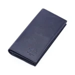 977C Westpolo Unisex Genuine Antique Leather Phone Compartment Magnetic Flap Long Wallet