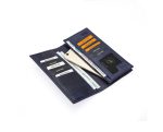 977C Westpolo Unisex Genuine Antique Leather Phone Compartment Magnetic Flap Long Wallet - Image 2