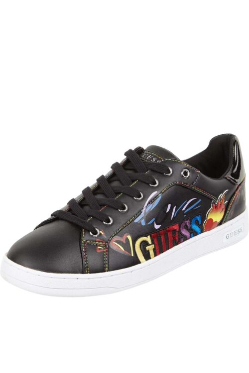 Slip-on checkerboard plimsolls in black veyebw