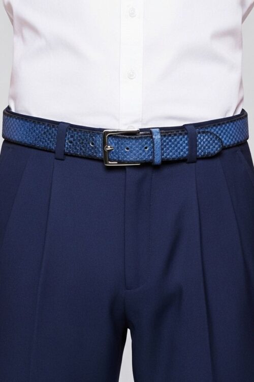 Belt-413 Mondo Embossed Leather