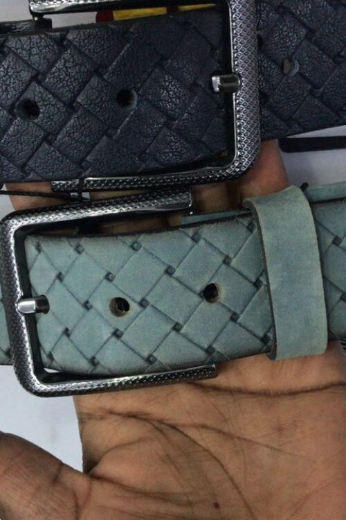 Belt-482 Mondo Embossed Leather