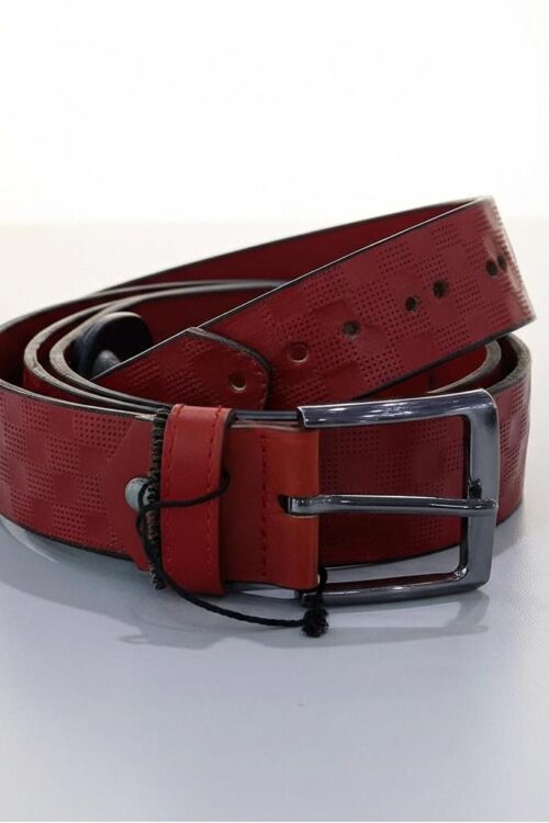 Belt-485 Mondo Embossed Leather