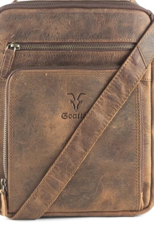 8612 Westpolo Genuine Leather Water Resistant Hand and Shoulder Strap Leather Bag