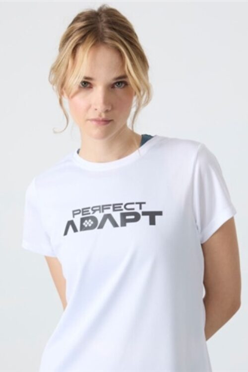 97283 Polyester Breathable Textured Thin Flexible Standard Fit Performance Women’s T-Shirt