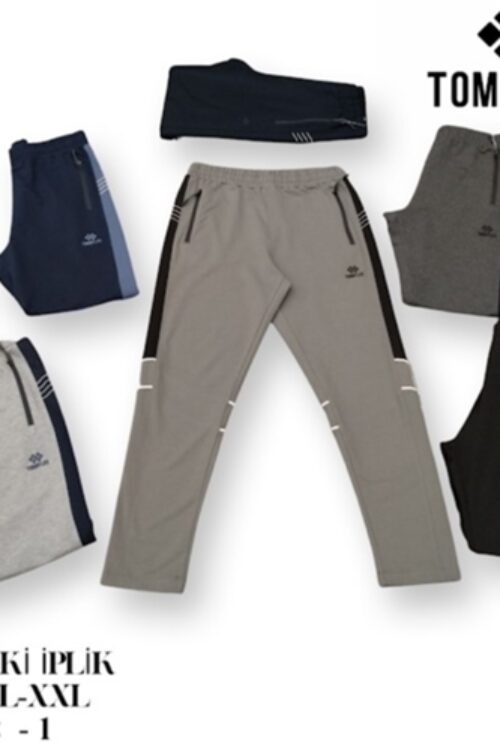 84986 Indigo Zipper Pocket Tracksuit Bottom